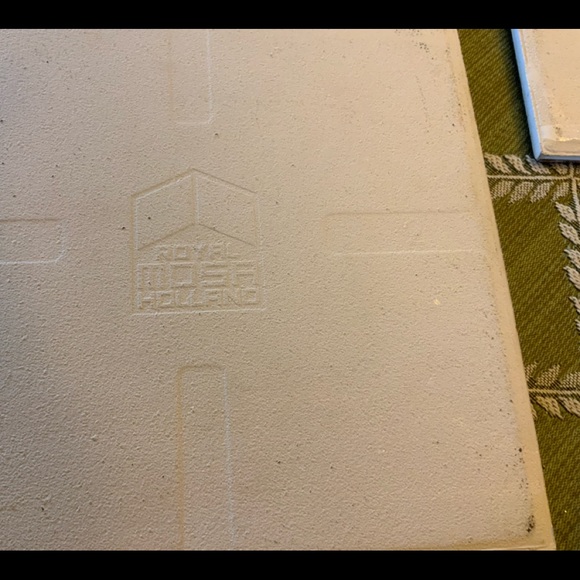 3 Vintage Royal Mosa Holland Schwabap Ceramic Tiles. - Picture 6 of 12